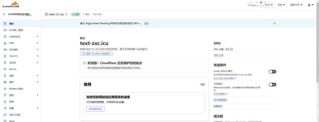 如何通过Cloudflare的DNS管理提升网站安全性和速度？
